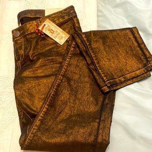 🌻3 for $25 🏷️• Decree • Bronze Super Skinny Low Rise Narrow Leg Jean Pants